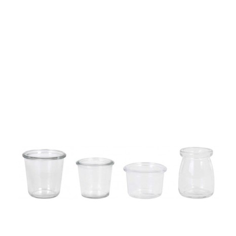 Copo Vidro ZZ19 para Sobremesa Incolor 250ml 9X9cm - Image product