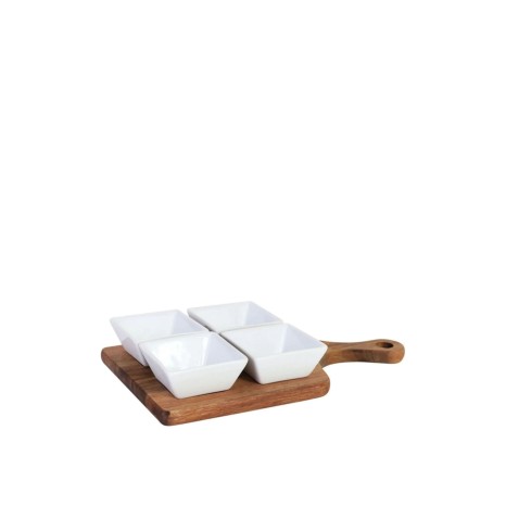 Suporte Ac�cia com 4 Ta�as Branco - Image product