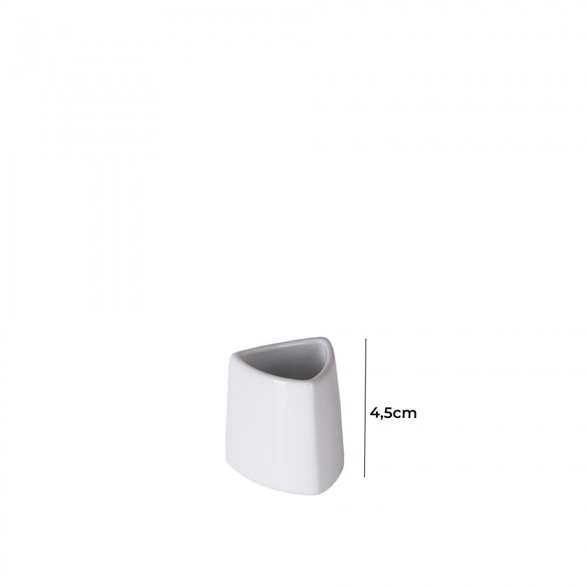 Paliteiro Porcelana Branco 4.5cm Paliteiro Porcelana Branco 4.5cm