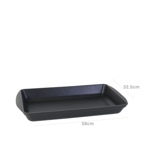 Tabuleiro Ferro Fundido Gn1/1 Preto 58X32.5X6.5cm - Image product