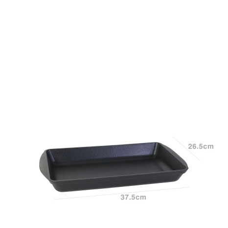 Tabuleiro Ferro Fundido Gn1/2 Preto 37.5X26.5X6.5cm - Image product