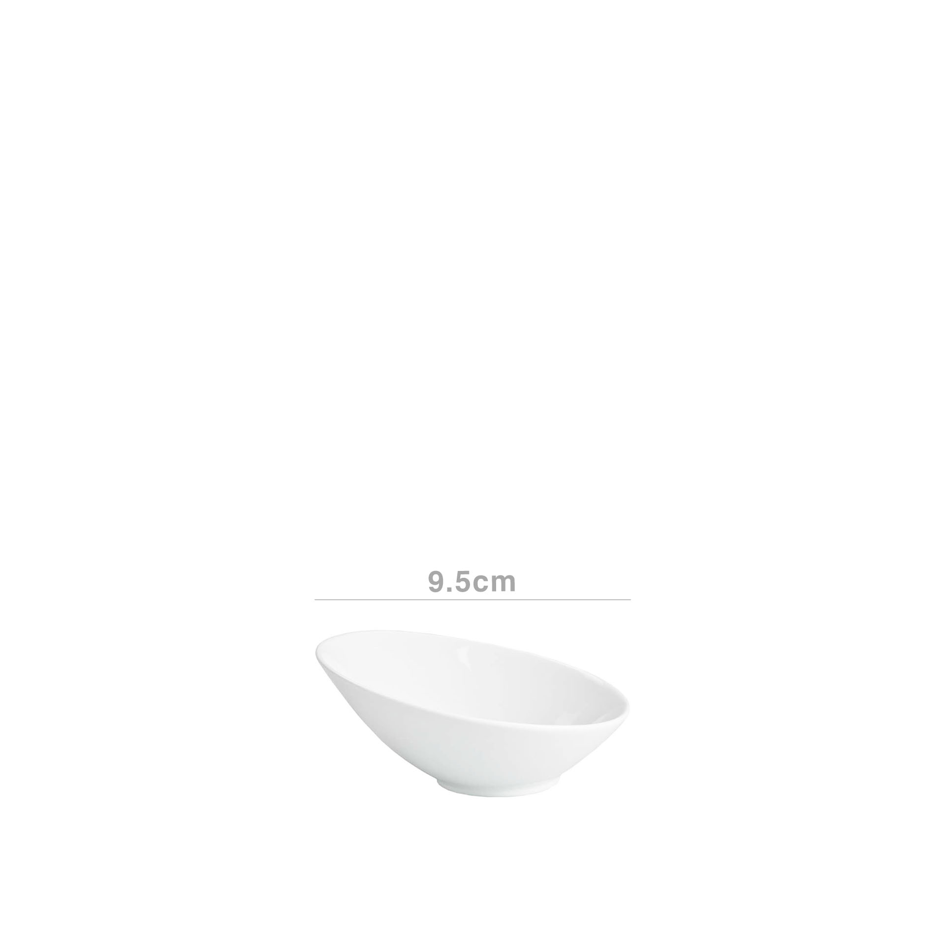 Taça Porcelana Trattoria Branco 9.5X4.5cm