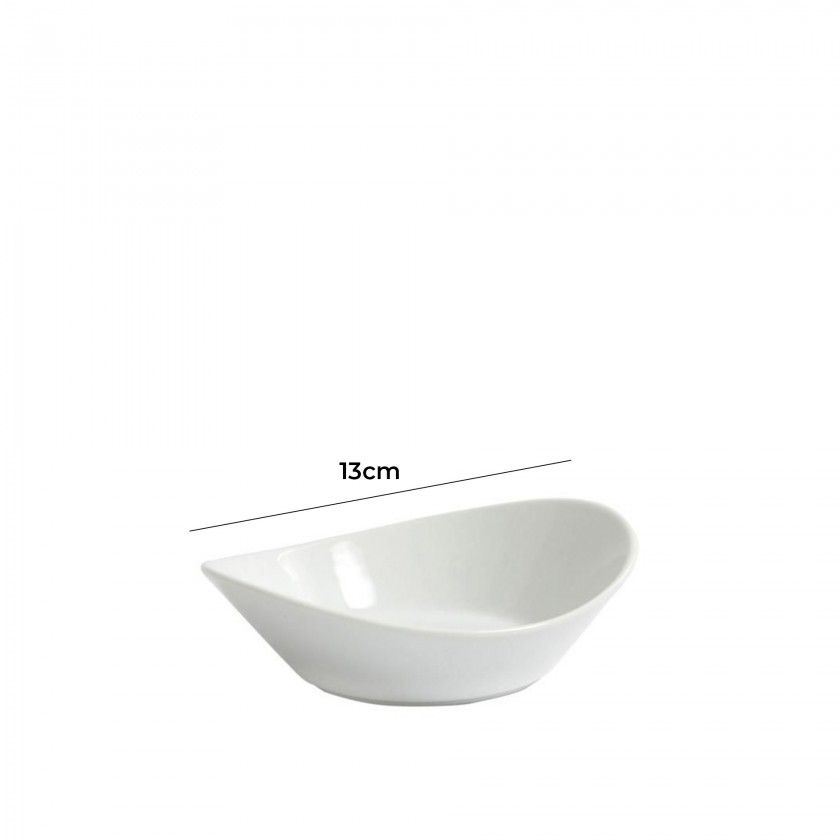 Taça Porcelana Serpis Branco 13X11X4cm Taça Porcelana Serpis Branco 13X11X4cm