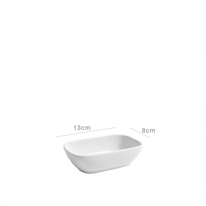 Taça Porcelana Kamchatka Branco 13X8X4cm Taça Porcelana Kamchatka Branco 13X8X4cm