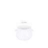 Pote Porcelana Branco 37cl 13.3X11X7.8cm