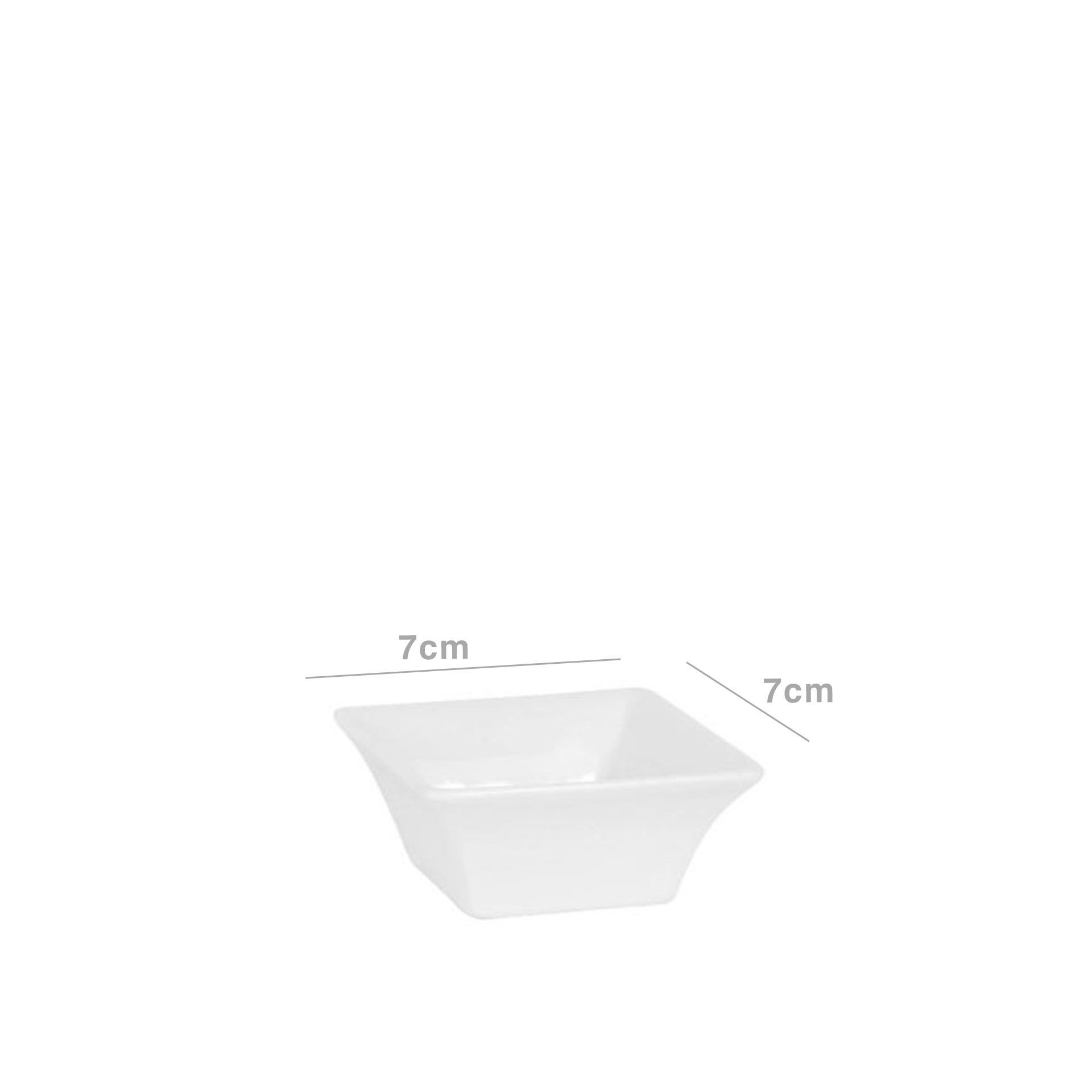 Taça Porcelana Caspio Mini Branco 60ml 7X7X3cm