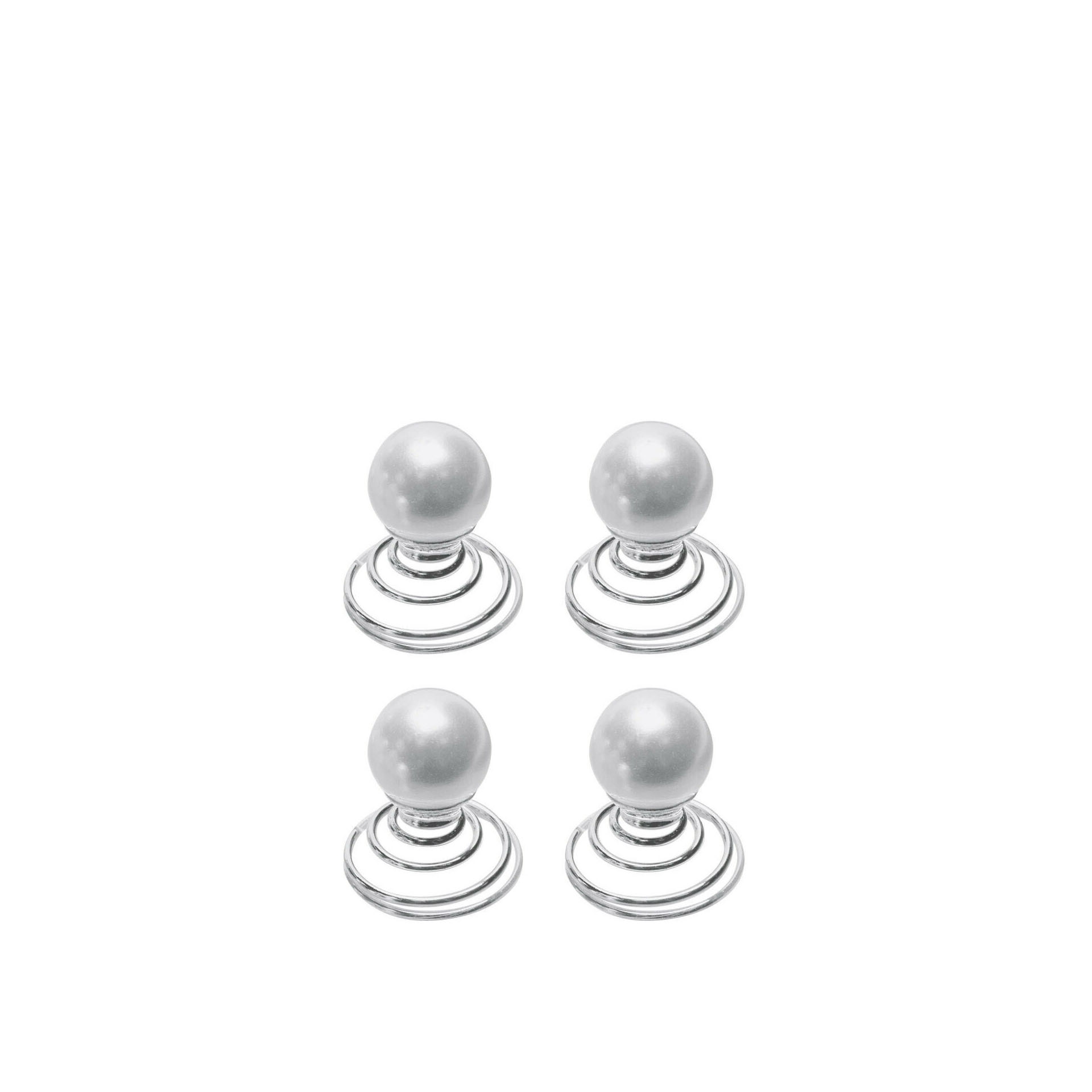 Gancho Cabelo Titania Espiral 1.4CM Pack 4