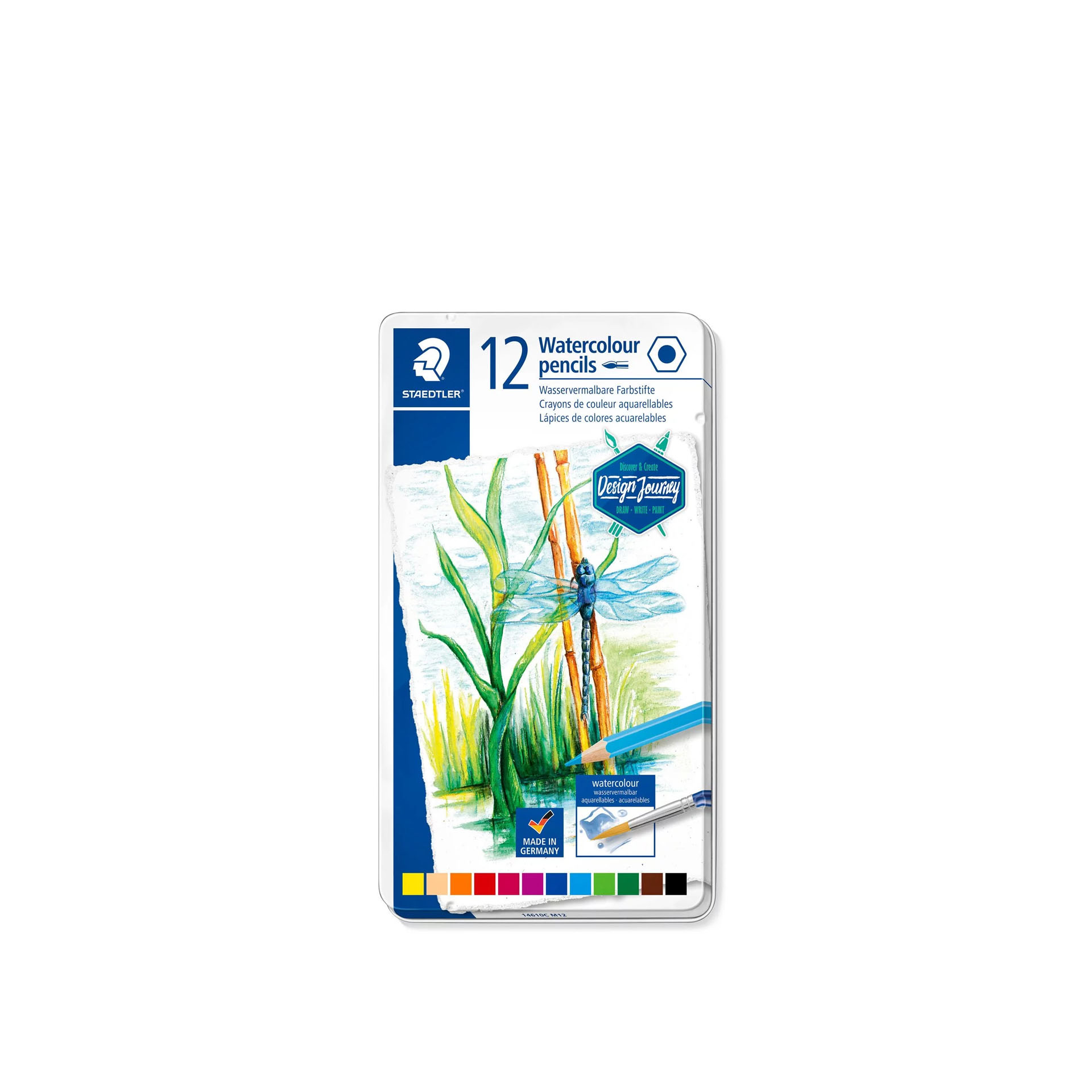 Lápis Cor Staedtler Aquarela 12 Cores