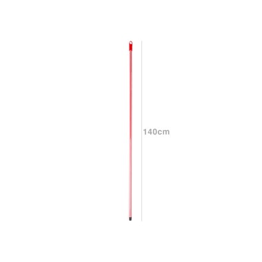 Cabo Metal Revestido Vermelho 140cm