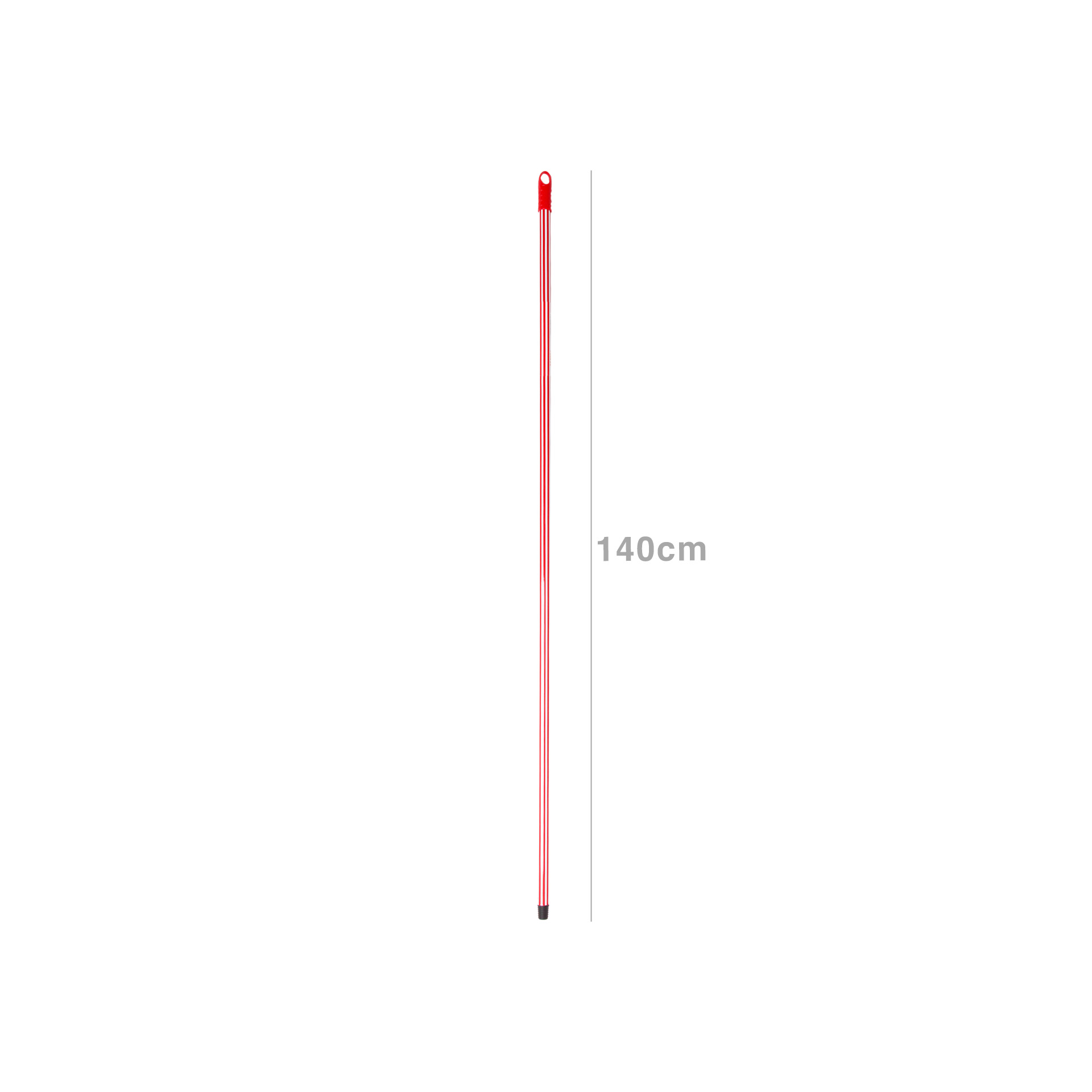 Cabo Metal Revestido Vermelho 140cm