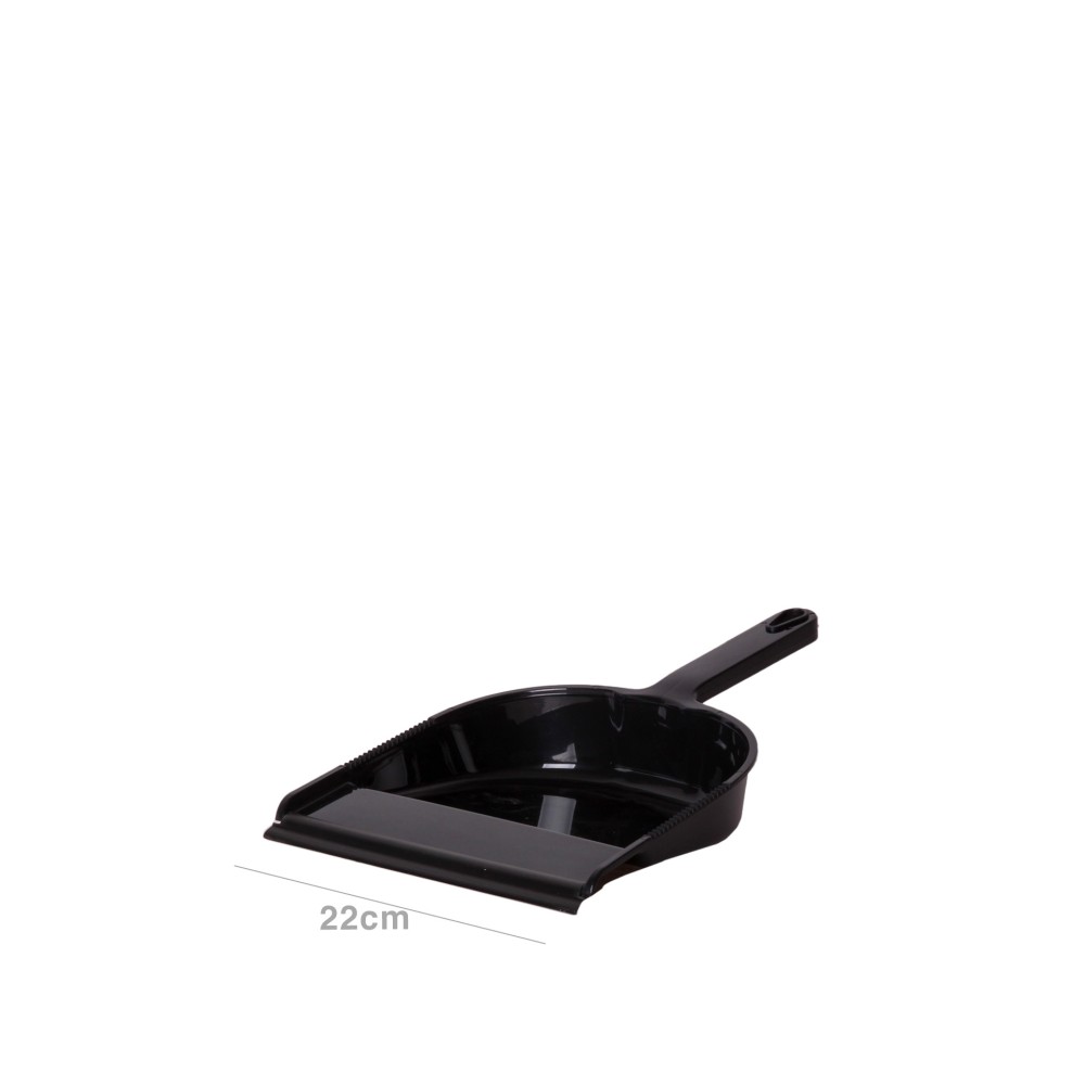 Apanhador Plástico com Borracha Preto 22cm