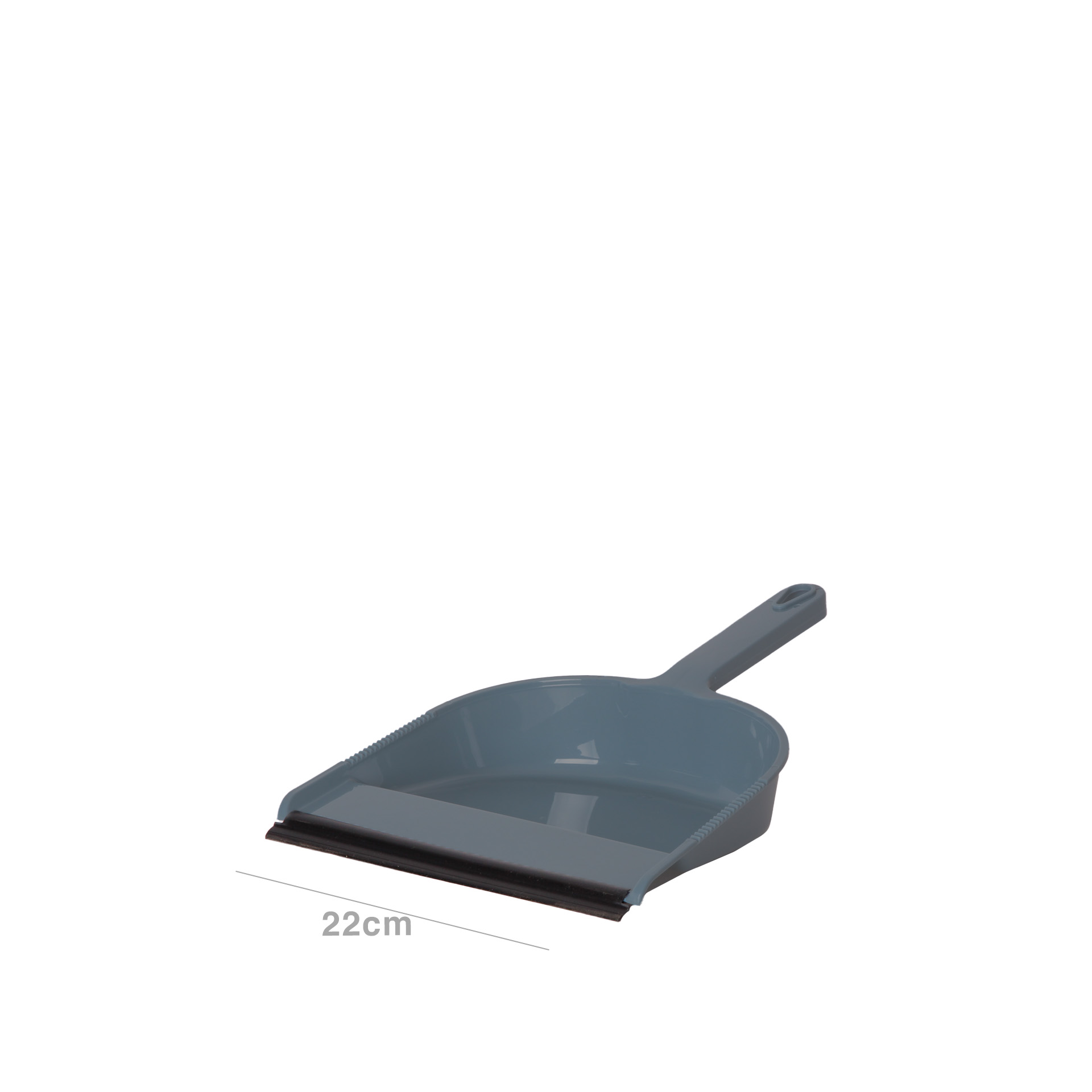 Apanhador Plástico com Borracha Cinzento 22cm