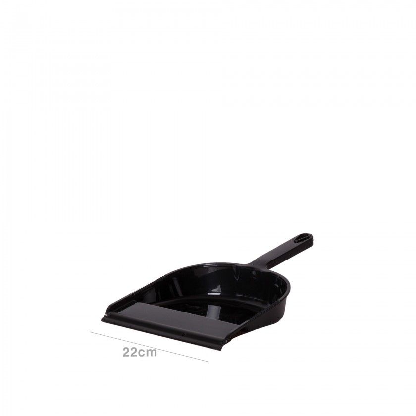 Apanhador Plástico com Borracha Preto 22cm Apanhador Plástico com Borracha Preto 22cm