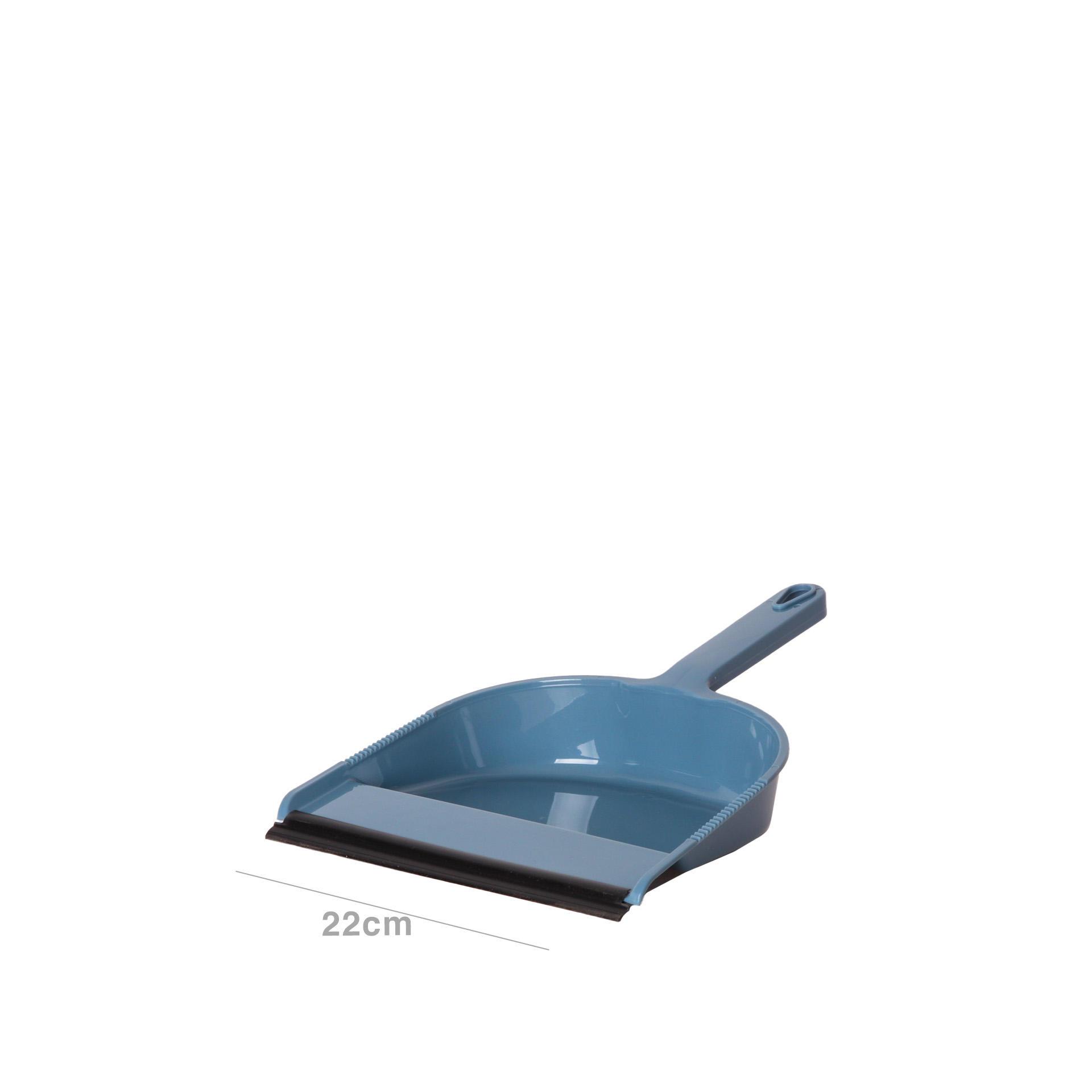 Apanhador Plástico com Borracha Azul 22cm