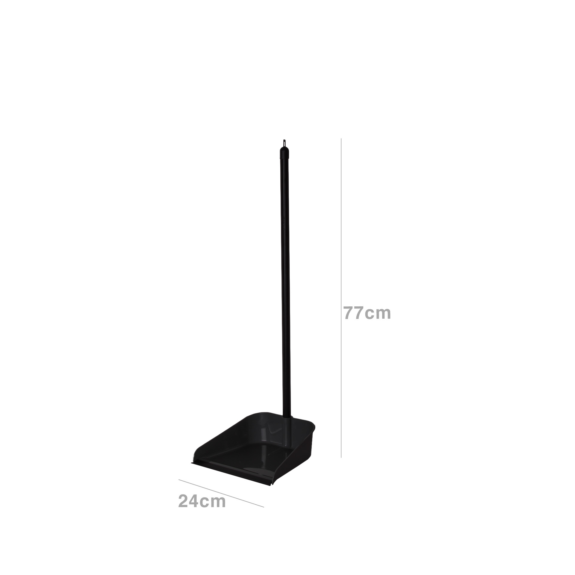 Apanhador Plástico com Cabo e Borracha 24X77cm