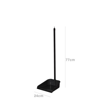 Apanhador Plástico com Cabo e Borracha 24X77cm