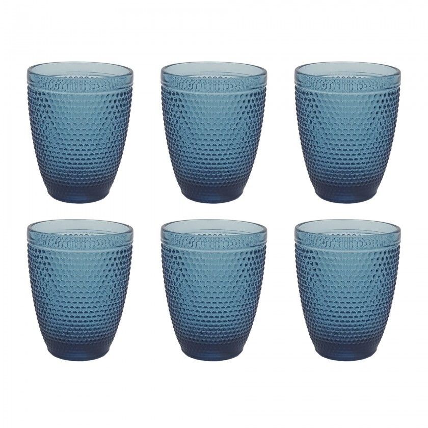 Copo Blue 25CL 8X10CM Pack 6