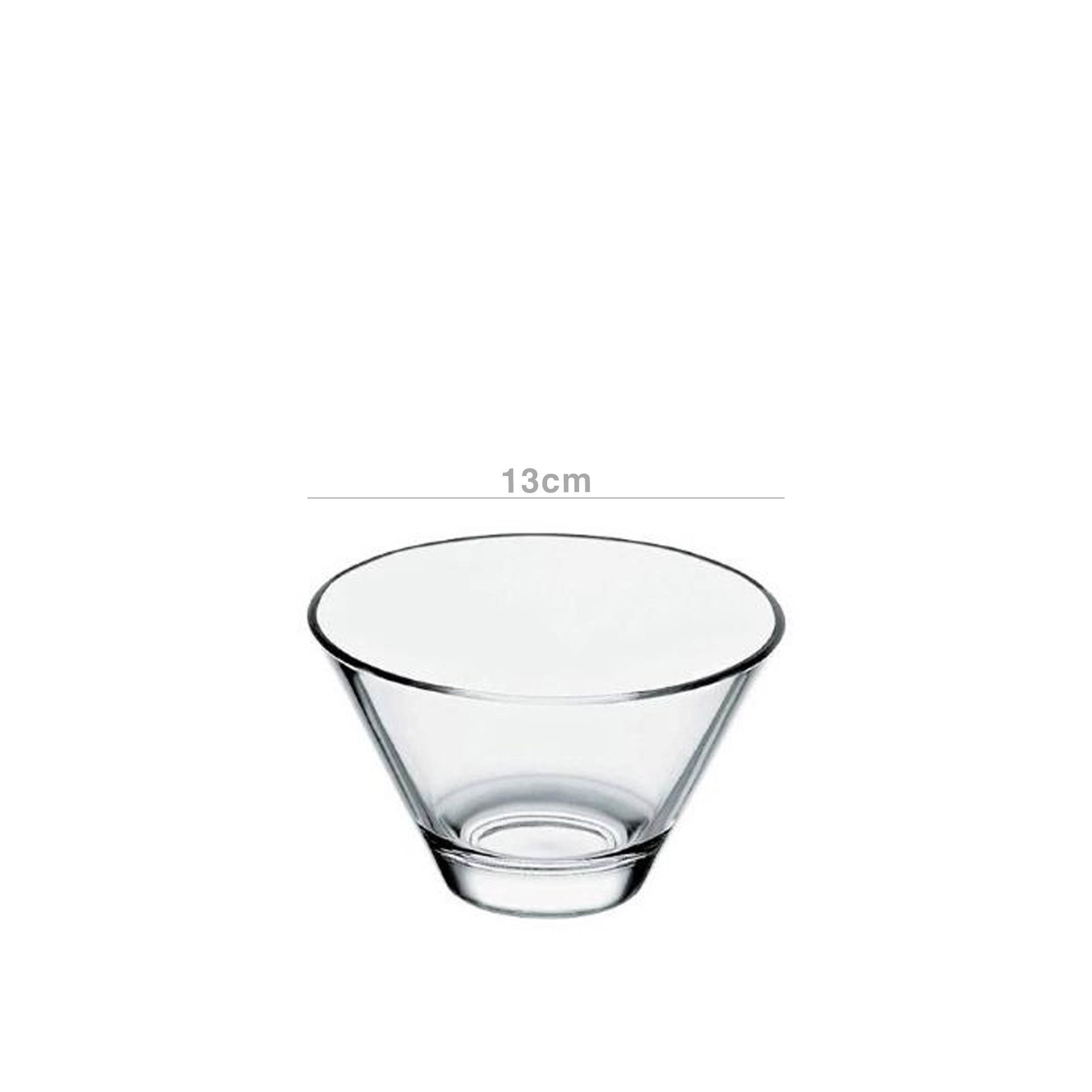 Saladeira Vidro Venezia 240ml 11X6.8cm Pack 6