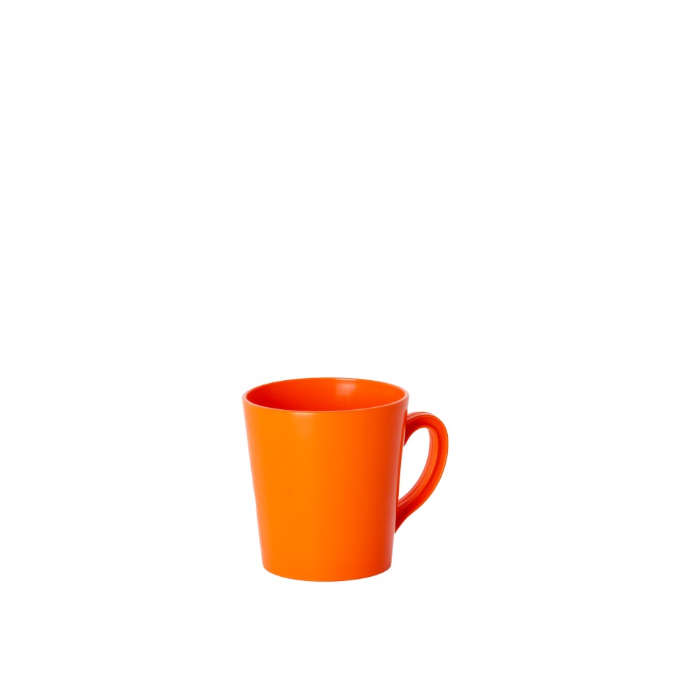 Caneca Pl�stico Laranja 300ml