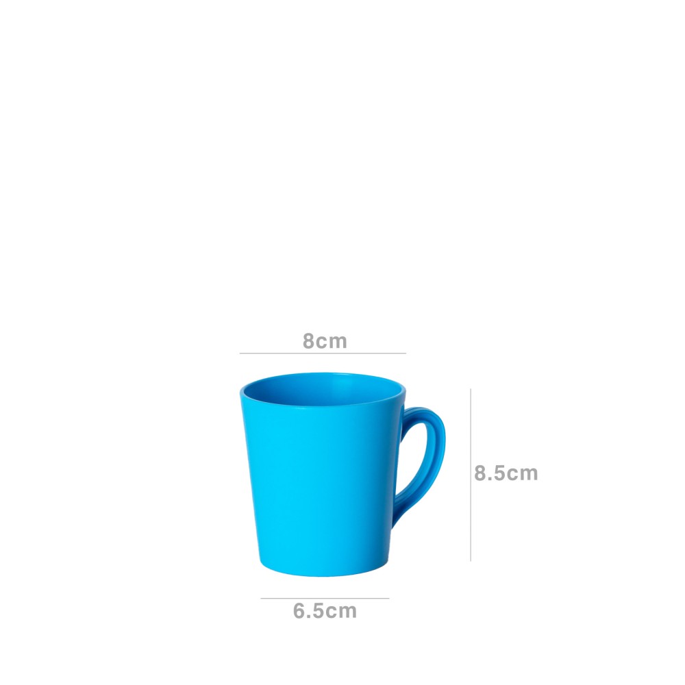 Caneca Pl�stico Azul 300ml