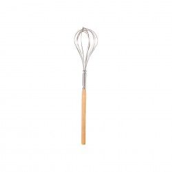 Batedor Inox Cabo Madeira Gigante 17.5X3X89cm