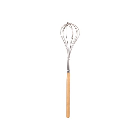 Batedor Inox Cabo Madeira Gigante 17.5X3X89cm - Image product