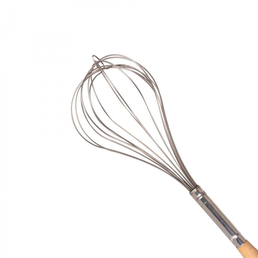 Batedor Inox Cabo Madeira Gigante 17.5X3X89cm Batedor Inox Cabo Madeira Gigante 17.5X3X89cm