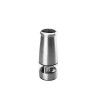 Moinho Inox Elétrico para Pimenta / Sal 7X18cm Moinho Inox Elétrico para Pimenta / Sal 7X18cm