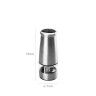 Moinho Inox Elétrico para Pimenta / Sal 7X18cm Moinho Inox Elétrico para Pimenta / Sal 7X18cm