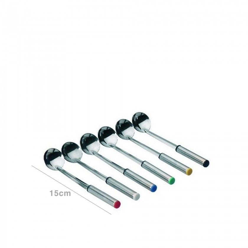Colher Fondue 15cm Pack 6