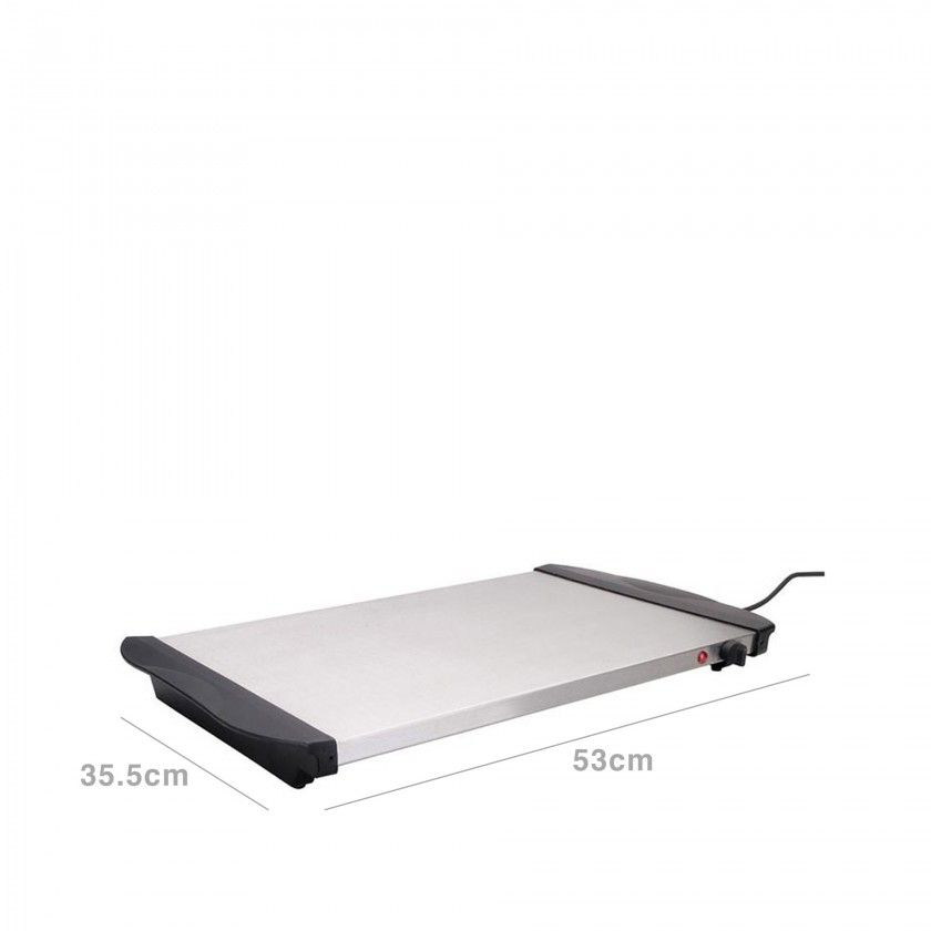 Placa Aquecimento Elétrica Inox 300W 35.5X53cm Placa Aquecimento Elétrica Inox 300W 35.5X53cm