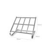 Suporte Cuvetes Inox Duplo 78X78X63cm Suporte Cuvetes Inox Duplo 78X78X63cm