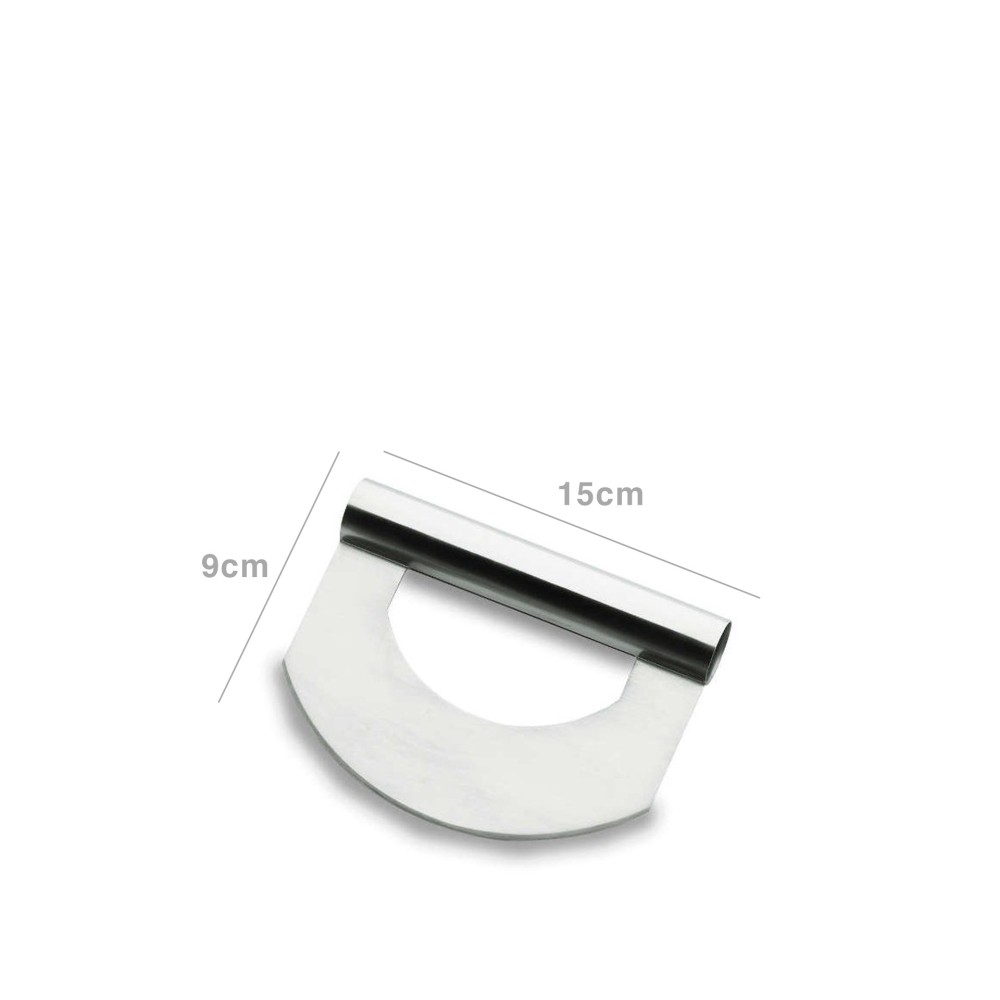Lâmina Inox para Massas Curva 15X9cm