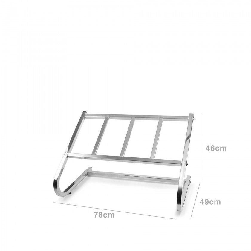Suporte Cuvetes Inox Individual 78X49X46cm Suporte Cuvetes Inox Individual 78X49X46cm