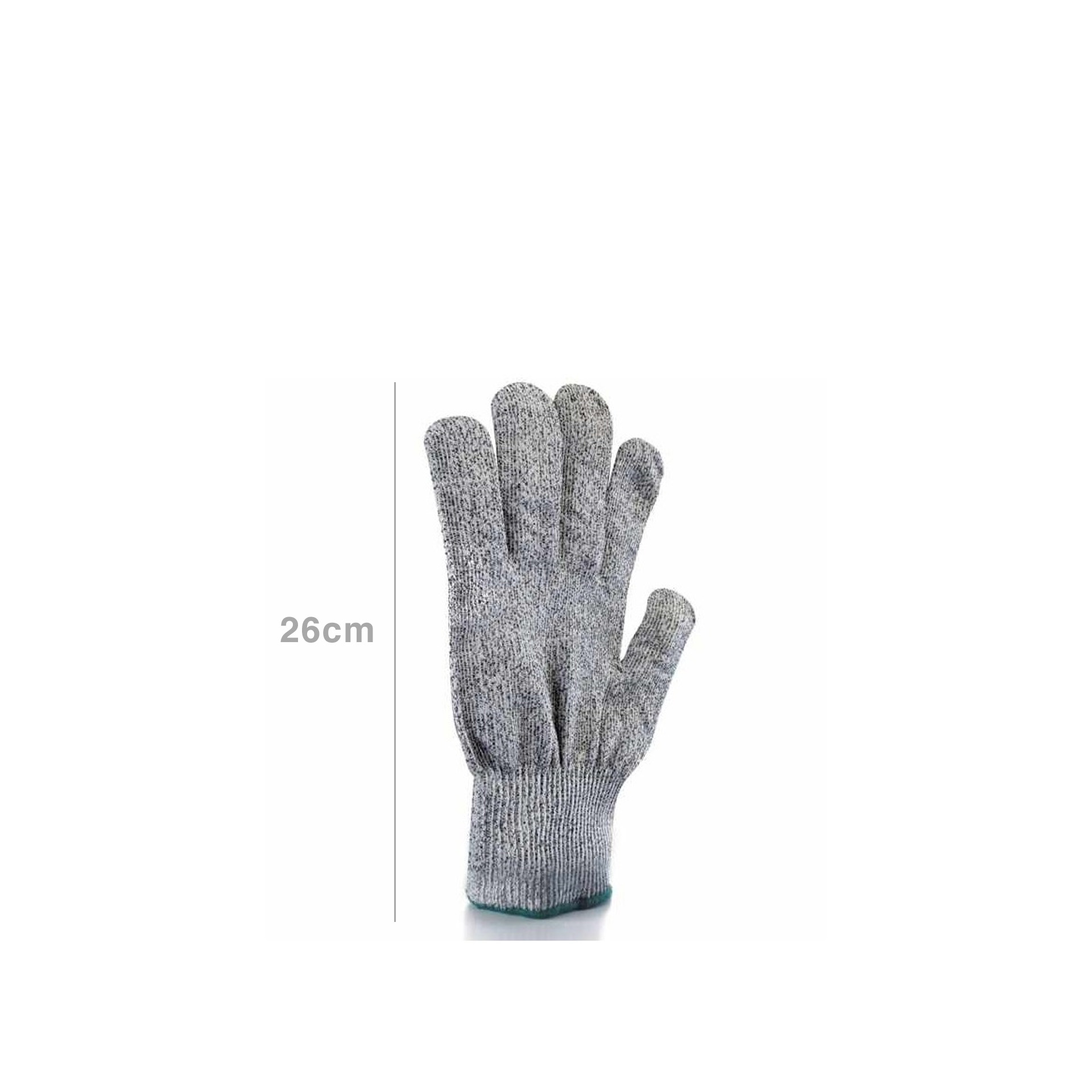 Luva Proteção Anticorte Têxtil Tamanho XL 26cm