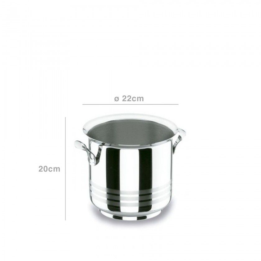 Balde Arrefecedor Garrafa Inox Luxe Redondo 5500ml 22X20cm Balde Arrefecedor Garrafa Inox Luxe Redondo 5500ml 22X20cm