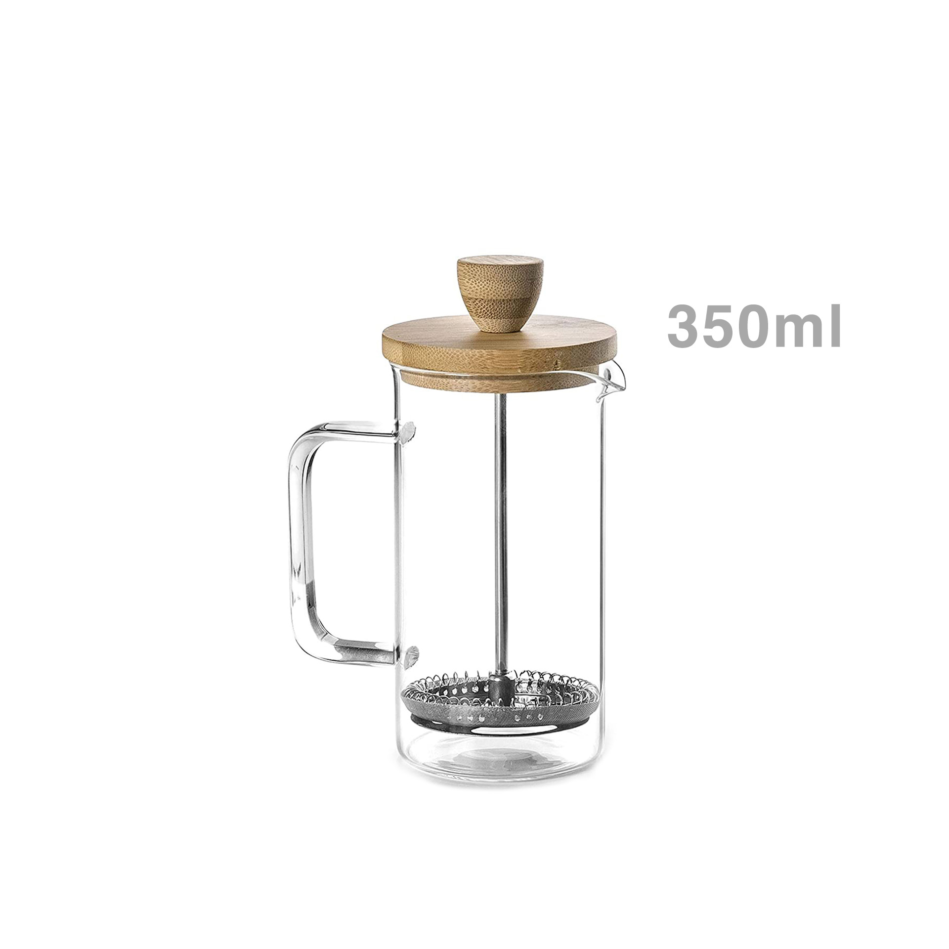 Cafeteira Francesa Madeira 350ml