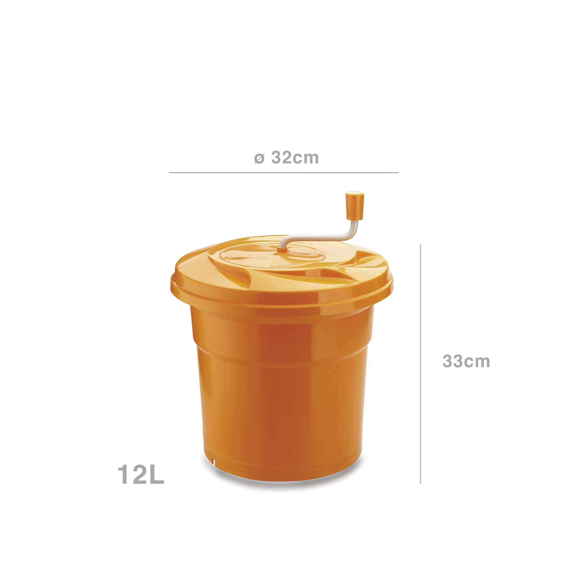 Centrifugadora Profissional Lacor Redonda 12L 32X33cm