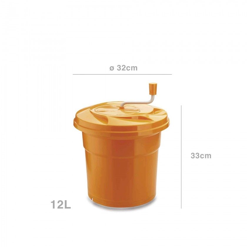 Centrifugadora Profissional Lacor Redonda 12L 32X33cm Centrifugadora Profissional Lacor Redonda 12L 32X33cm
