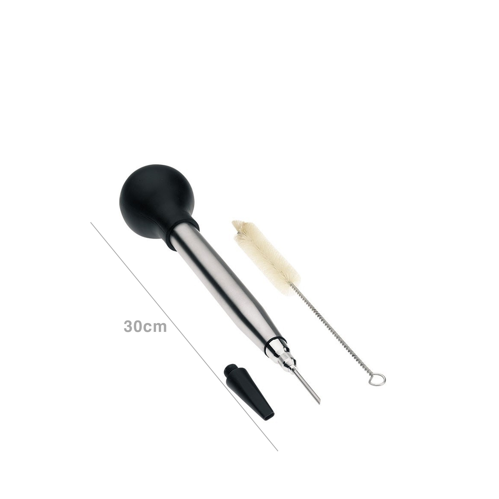 Pipeta Molhos / Especiarias Inox 40ml 30cm