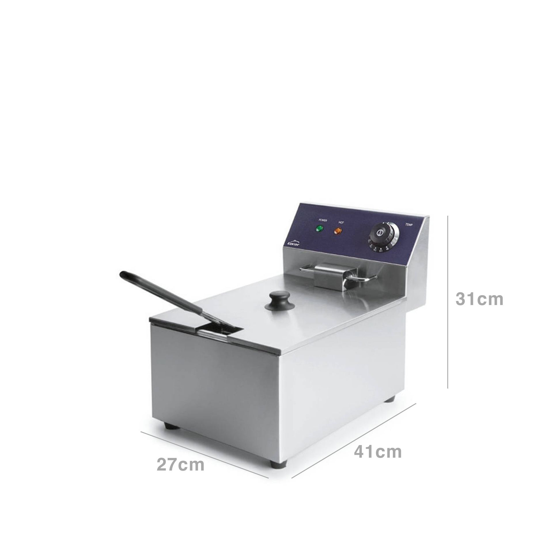 Fritadeira Elétrica Profissional 2500W 6L 27X41X31cm