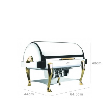 Chafing Dish Gn 1/1 Inox 9L 64.5X44X43cm