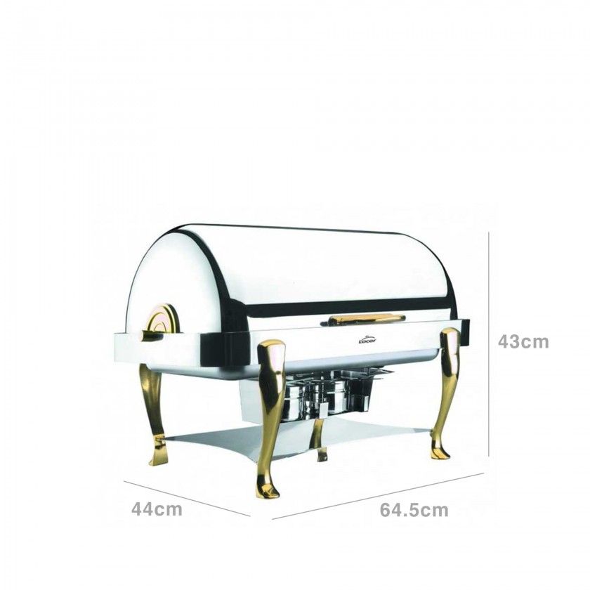 Chafing Dish Gn 1/1 Inox 9L 64.5X44X43cm