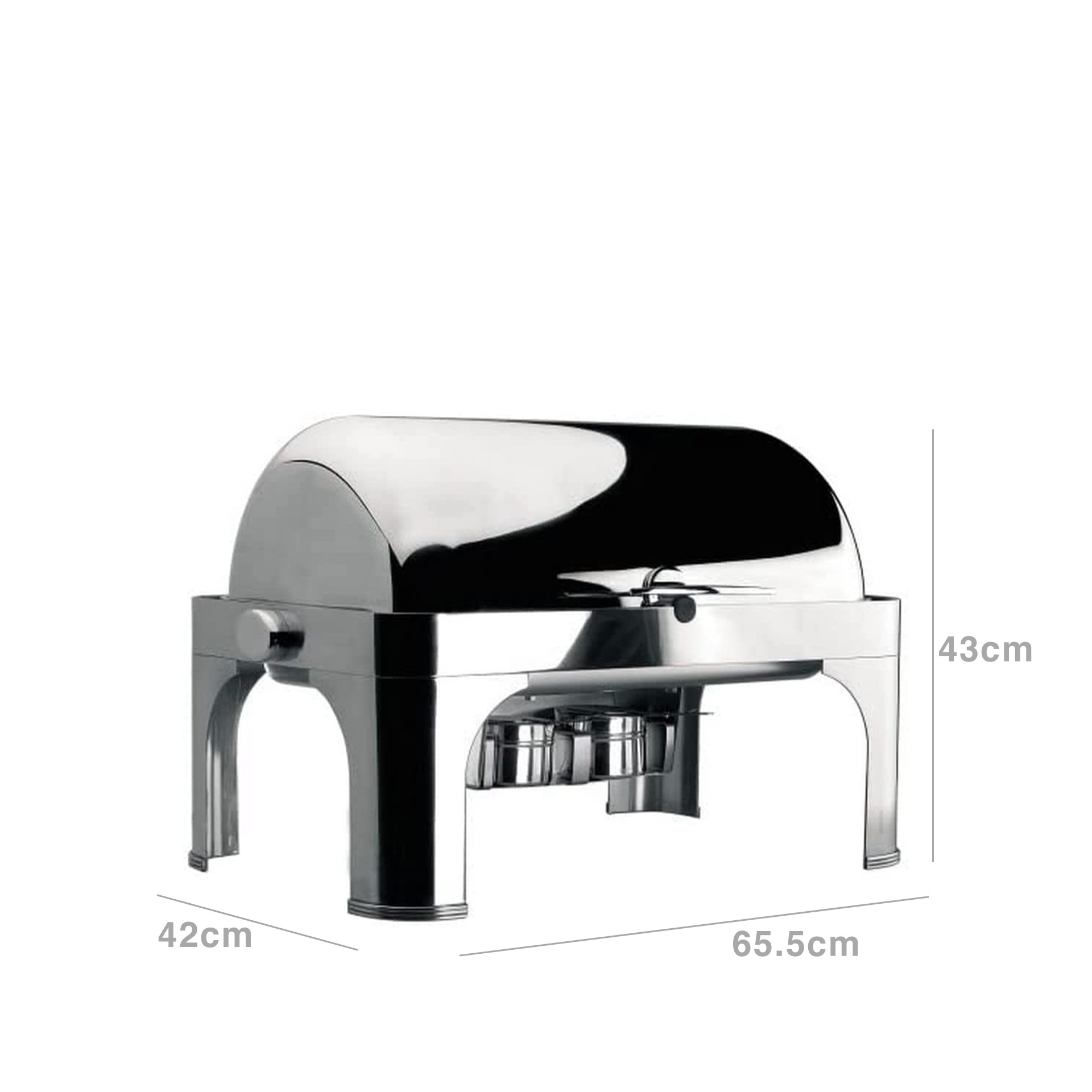 Chafing Dish Gn 1/1 Inox 9L 65.5X42X43cm