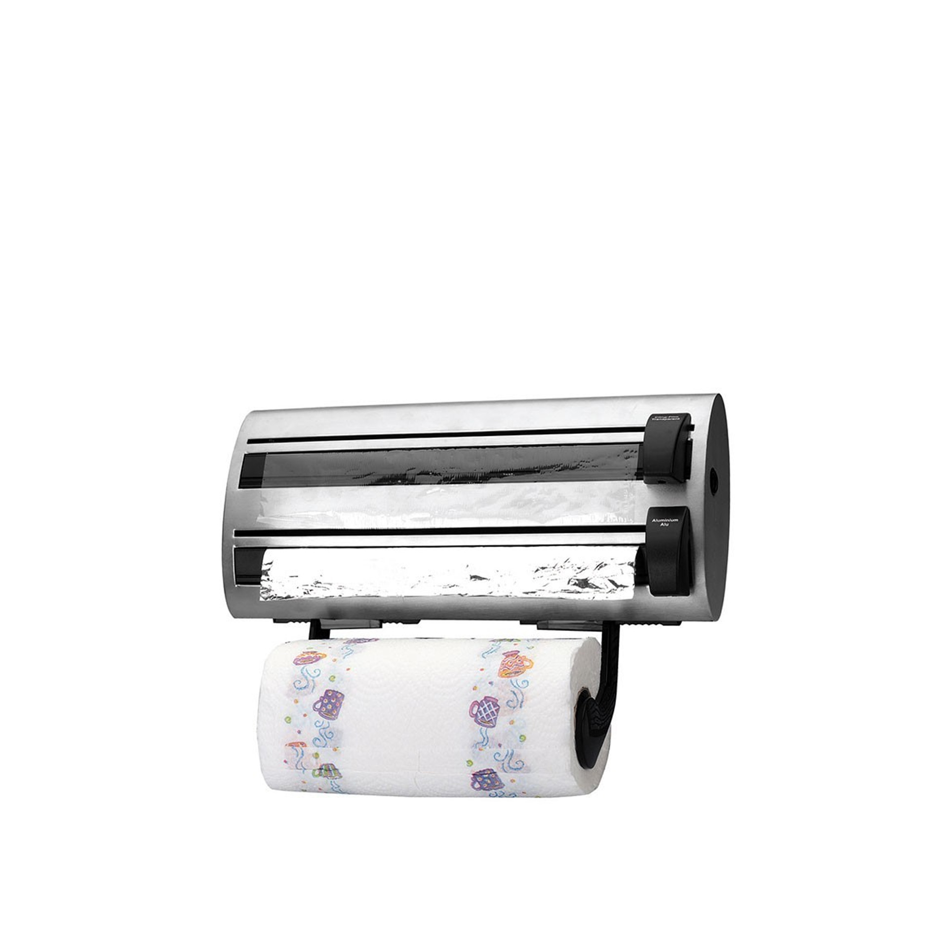 Porta Rolos Parede Inox Oval
