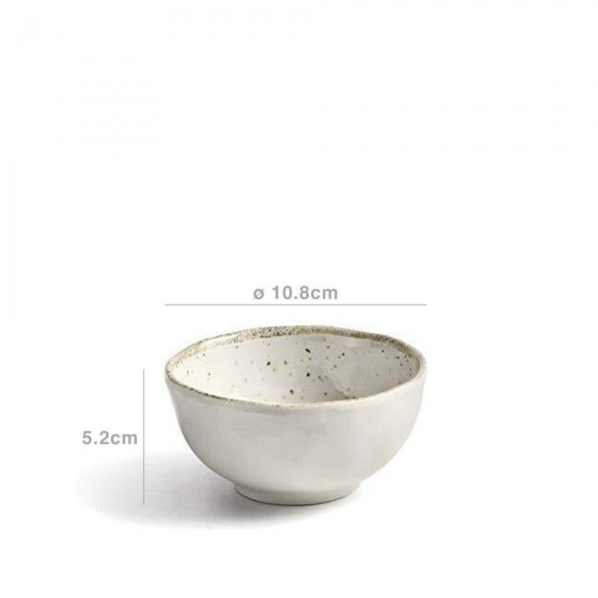Tigela Melamina Earth Redonda 220ml 10.8X5.2cm Tigela Melamina Earth Redonda 220ml 10.8X5.2cm