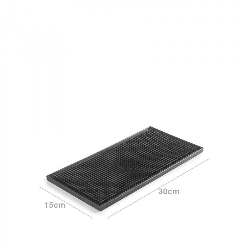 Tapete Bar Termopl�stico Preto 30X15cm
