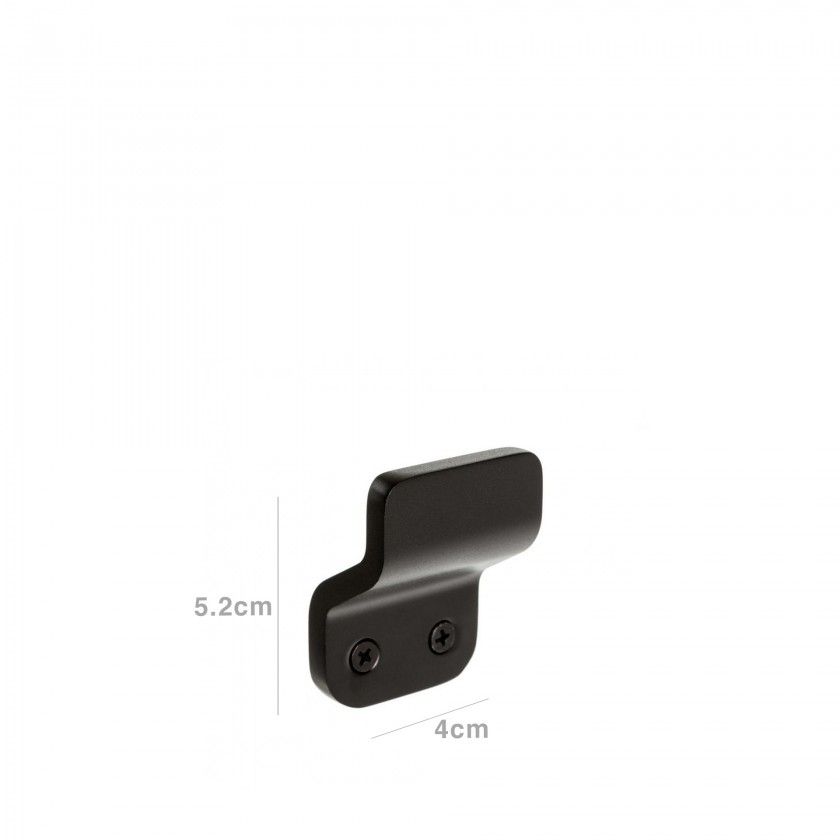 Cabide Onyx Preto 4X2.5X5.2cm Cabide Onyx Preto 4X2.5X5.2cm