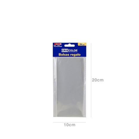 Saco Cristal Plástico Incolor 10X20cm Pack 36 - Image product
