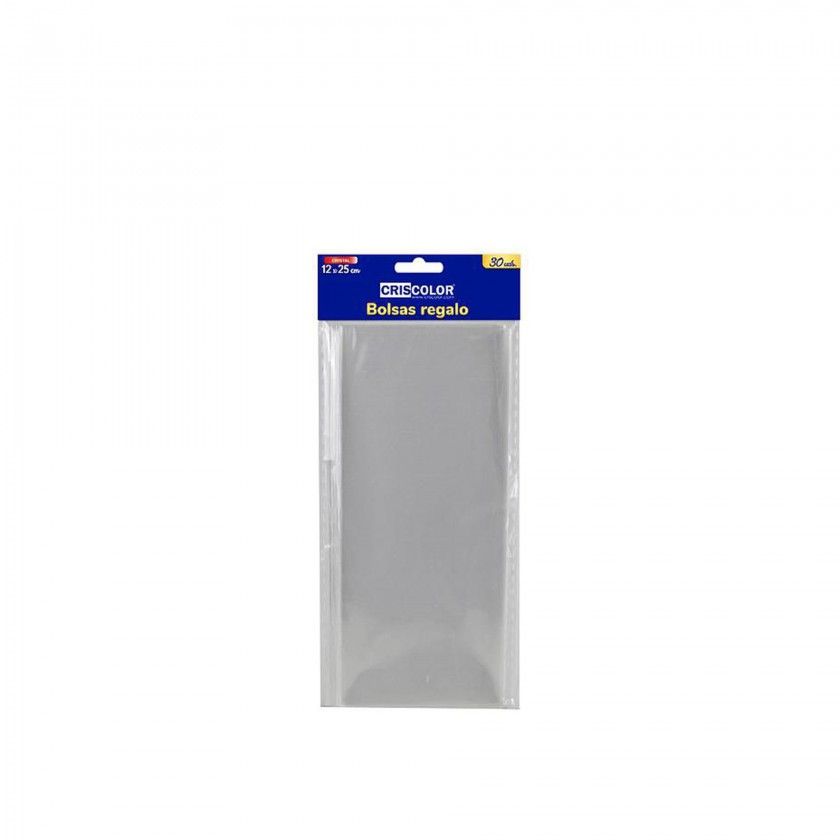 Saco Cristal Plástico Incolor 12X25cm Pack 30 Saco Cristal Plástico Incolor 12X25cm Pack 30
